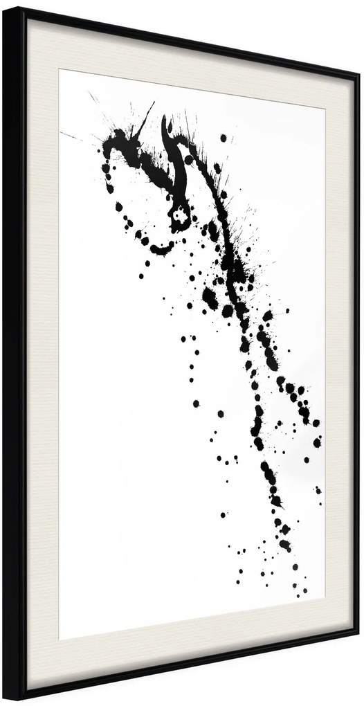 Αφίσα - Ink Splash - 40x60 - Μαύρο - Με πασπαρτού