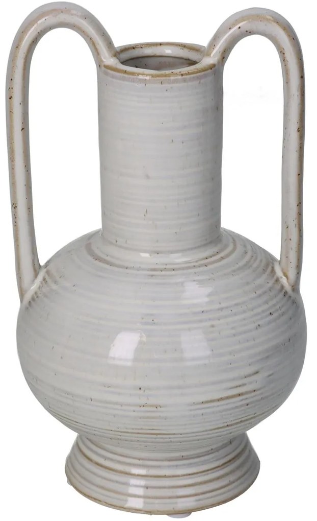 Βάζο ArteLibre Μπεζ Κεραμικό 10.9x10.9x17.9cm-05154480