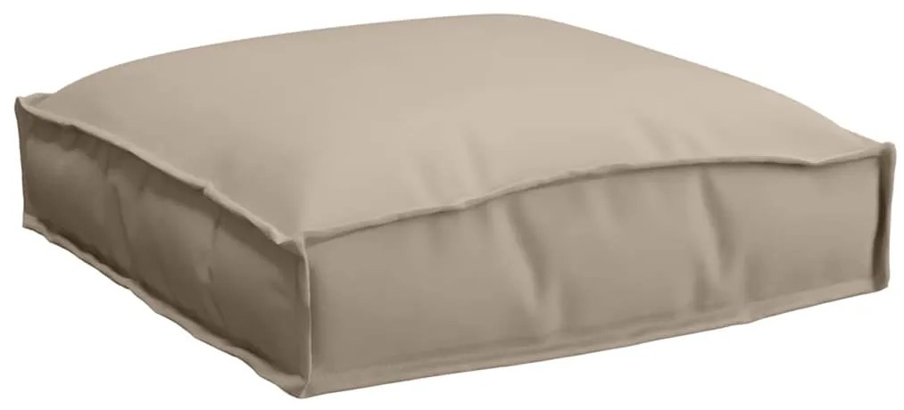 vidaXL Μαξιλάρι παλέτας για κάθισμα 6 pcs Taupe 40 x 40 x 8 εκ.