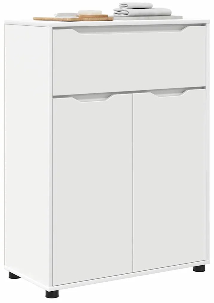 vidaXL Ντουλάπι Μπάνιου Λευκό 72,5 x 36,5 x 100 εκ Επεξεργασμένο ξύλο