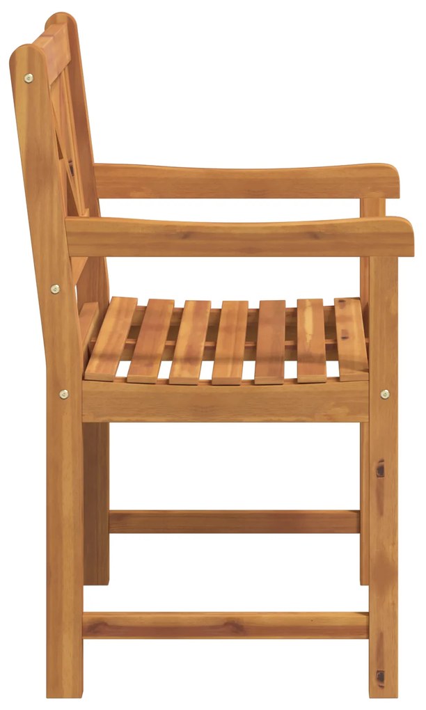 vidaXL Καρέκλες Κήπου 2 τεμ 56x56x90 εκ Μασίφ Ξύλο Ακακίας