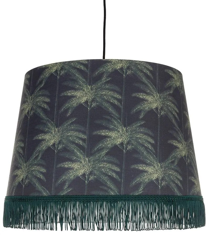 Φωτιστικό Οροφής Ornamental Palms Dark CL50294 25X35X25Cm MindTheGap Μέταλλο,Ύφασμα