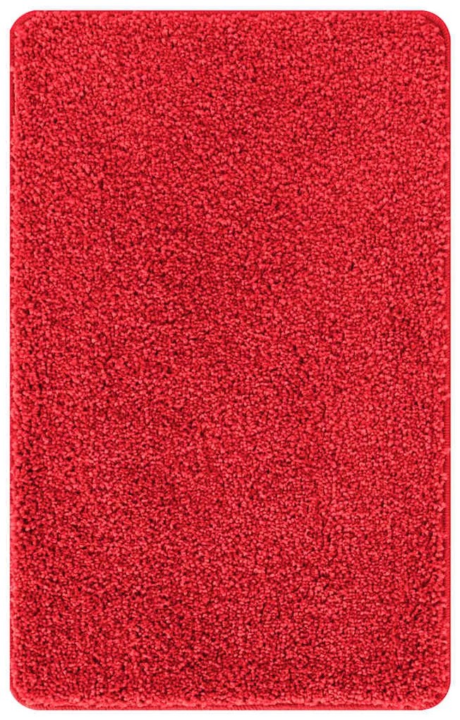 vidaXL Πατάκι μπάνιου 3 pcs Κόκκινο 50 x 50 cm Πολυπροπυλένιο