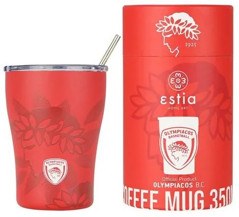 Estia Θερμός – Κούπα Coffee Mug Olympiacos BC Edition 350ml 00-27230