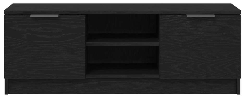 vidaXL Ντουλάπα τηλεόρασης Μαύρο Δρυς 102x35x36,5 εκ Επεξεργασμένο ξύλο