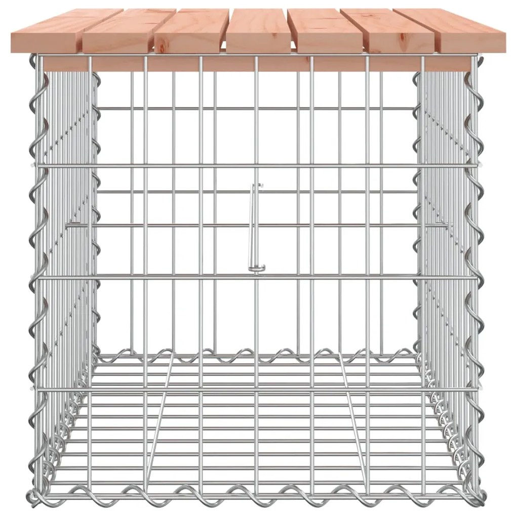 vidaXL Πάγκος Κήπου Συρματοκιβώτιο 63 x 44 x 42 εκ. Μασίφ Ψευδοτσούγκα
