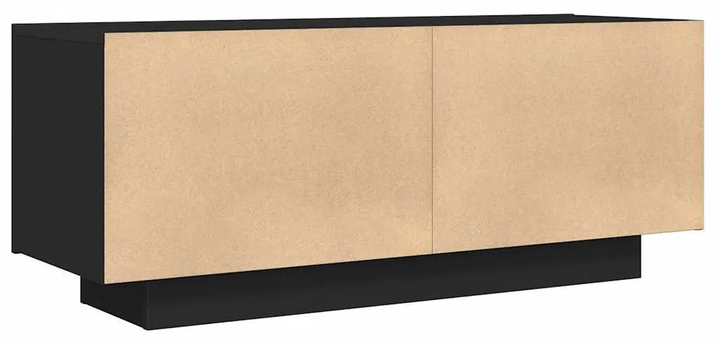 vidaXL Έπιπλο Τηλεόρασης Μαύρο 100 x 35 x 40 εκ. Επεξ. Ξύλο