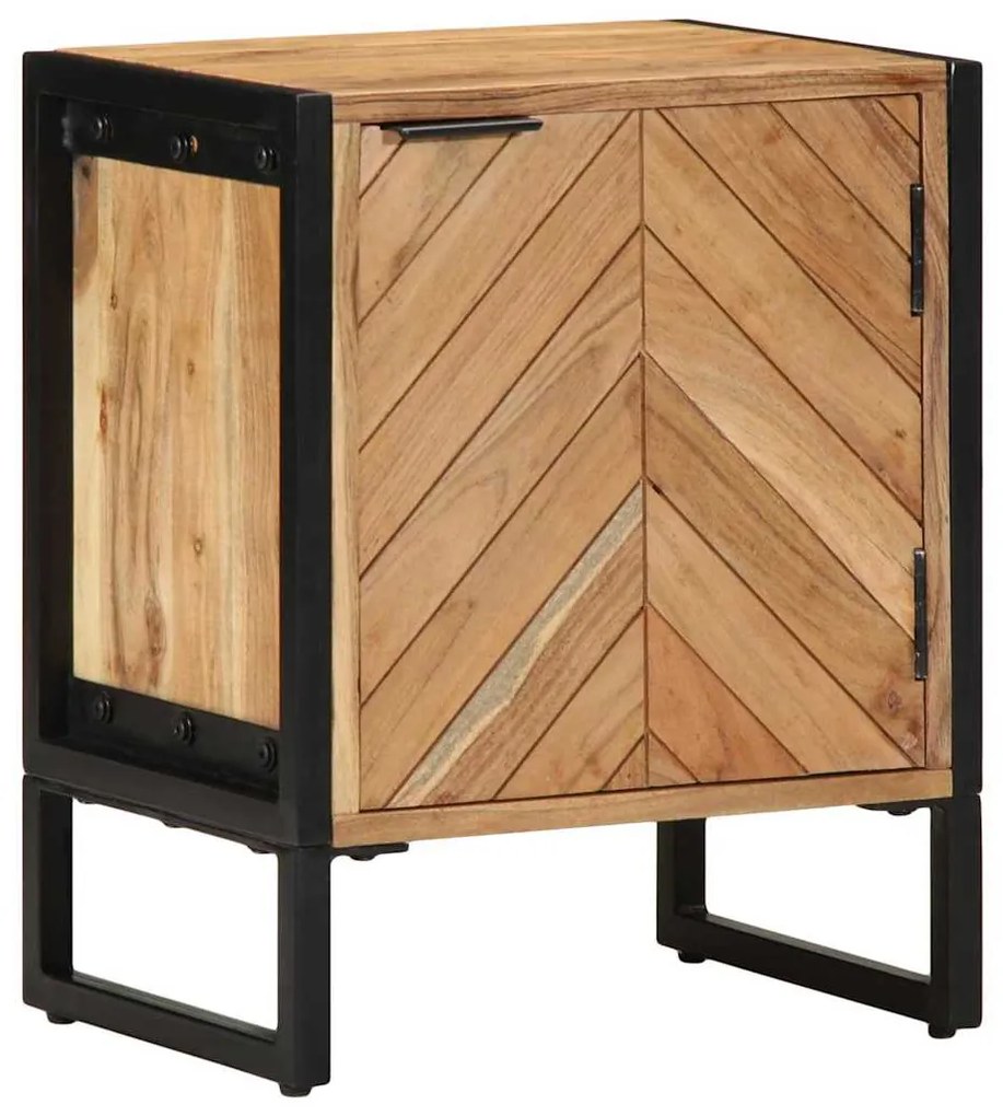 vidaXL Κομοδίνο Καφέ 40 x 30 x 50 cm Μασίφ ξύλο ακακίας