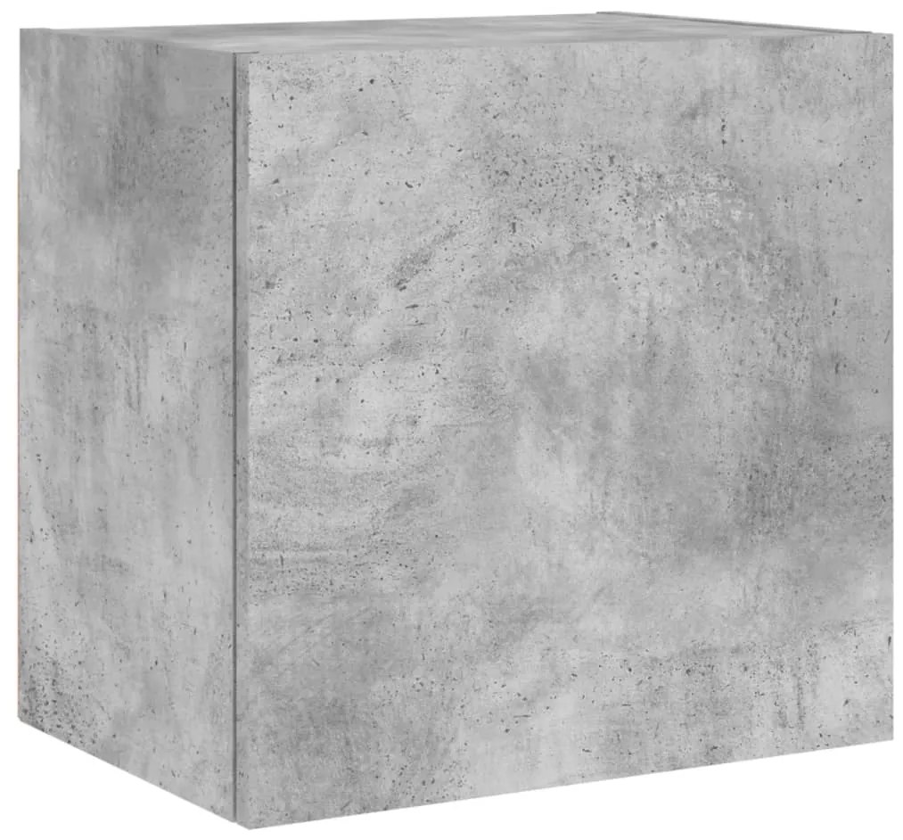 vidaXL Έπιπλο Τοίχου Τηλεόρασης Γκρι Σκυρ. 40,5x30x40 εκ. Επεξ. Ξύλο