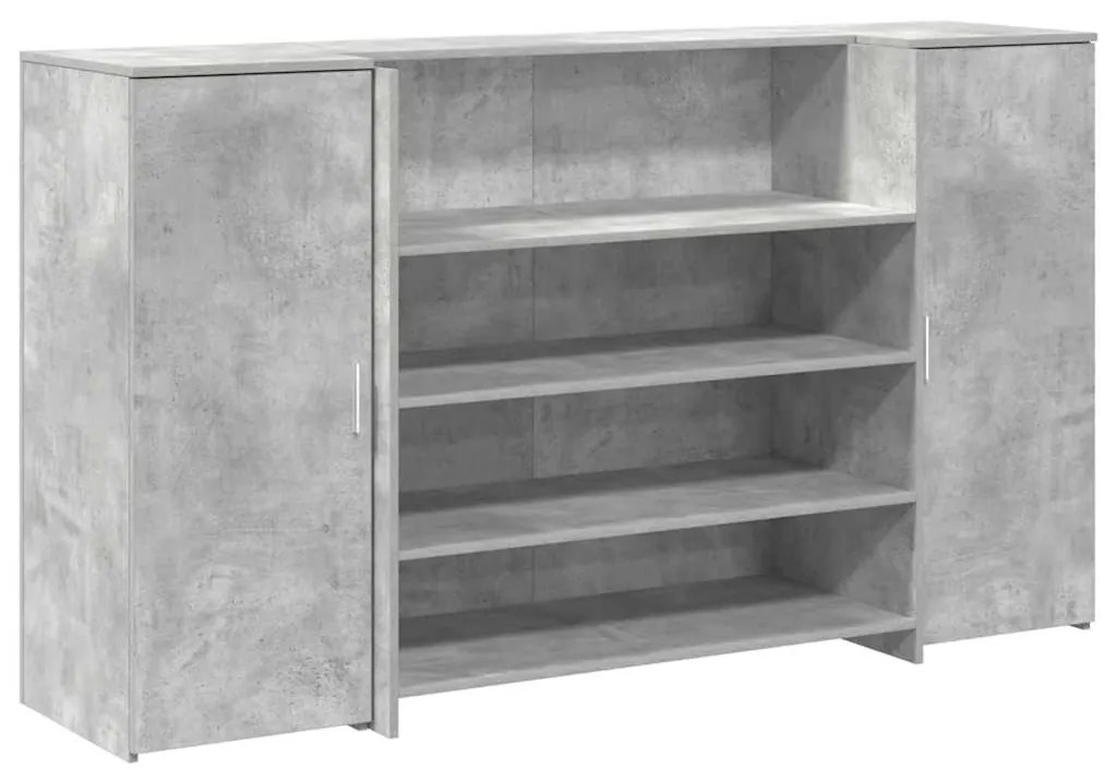 vidaXL Γραφείο υποδοχής 180x50x103,5εκ. Επεξεργασμένο Ξύλο