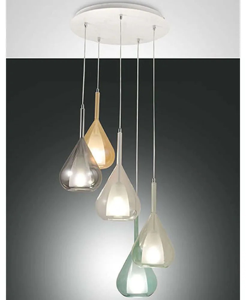 Φωτιστικό Οροφής Lila 3481-49-362 Φ50x35cm 5xE27 40W Multi Fabas Luce