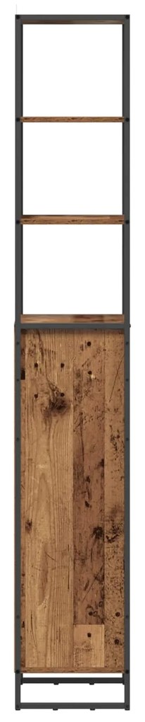 vidaXL Ντουλάπι Μπάνιου Παλιό Ξύλο 40 x 30 x 180 εκ Επεξεργασμένο ξύλο