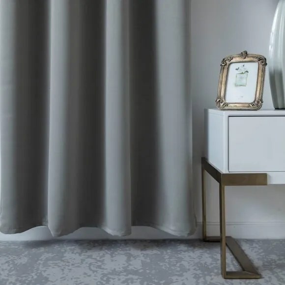 Beauty Home Κουρτίνα Blackout σκίασης με 8 κρίκους Art Ideal 8400 140x270 Ανθρακίτης