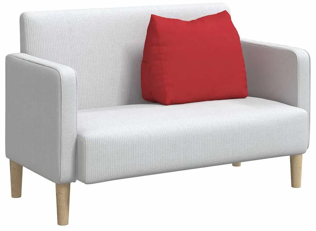 vidaXL Μαξιλάρι Πλάτης Κόκκινο 60 x 20 x 50 εκ. ύφασμα