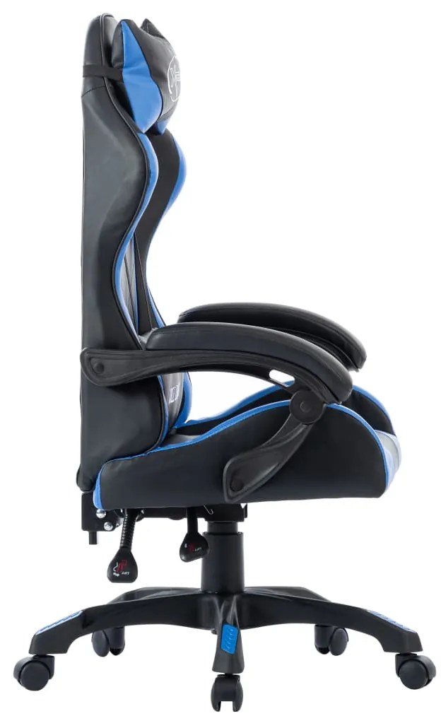 vidaXL Καρέκλα Racing Μπλε από Συνθετικό Δέρμα