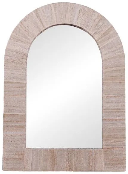Καθρέπτης Koin Inart μπανάνα ξύλο 78x78x8εκ 337-000027 337-000027 Καφέ