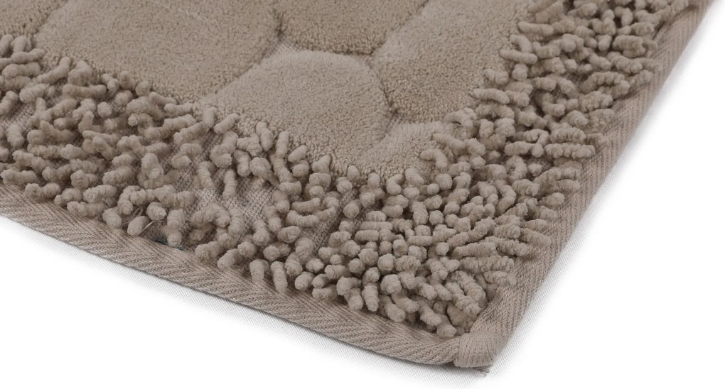 Bathmat Set (2 Pieces) Stone - Beige Multicolor