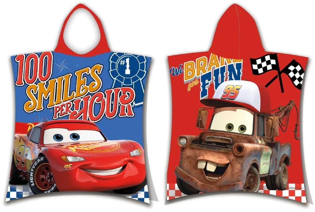 ΠΟΝΤΣΟ ΠΑΡΑΛΙΑΣ DISNEY CARS 06 50X115 Digital Print - DISNEY DIMcol