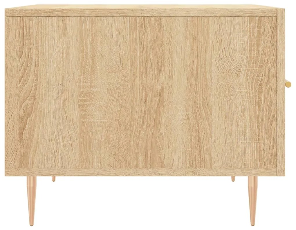 vidaXL Τραπεζάκι Σαλονιού Sonoma Δρυς 50x50x40 εκ. Επεξεργασμένο Ξύλο