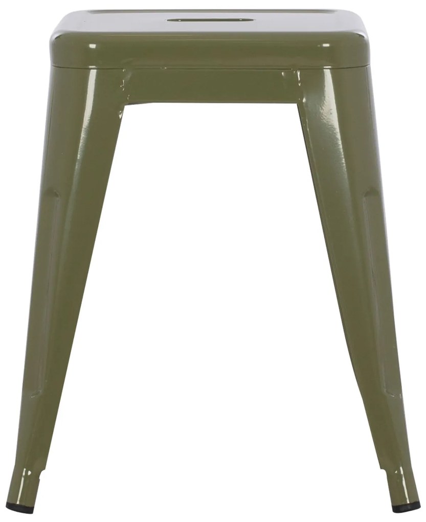 ΣΚΑΜΠΩ ΜΕΤΑΛΛΙΚΟ  MELITA ΣΕ DARK OLIVE GREEN 39x39x46 εκ.