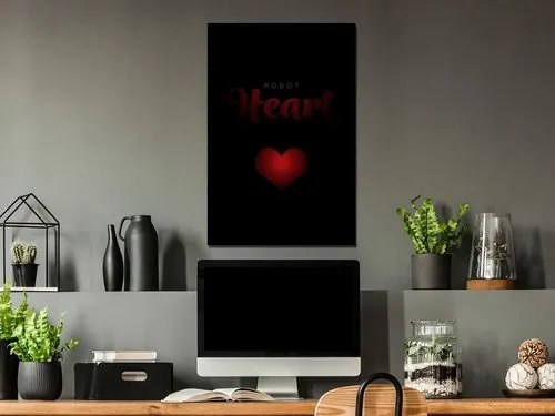 Πίνακας - Robot Heart (1 Part) Vertical - 40x60