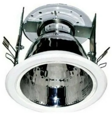 Φωτιστικό PL Χωνευτό Σποτ 1X18W Χωρίς Γυαλί Λευκό AC.1913XF400 ACA-AC.1913XF400-Λευκό AC.1913XF400
