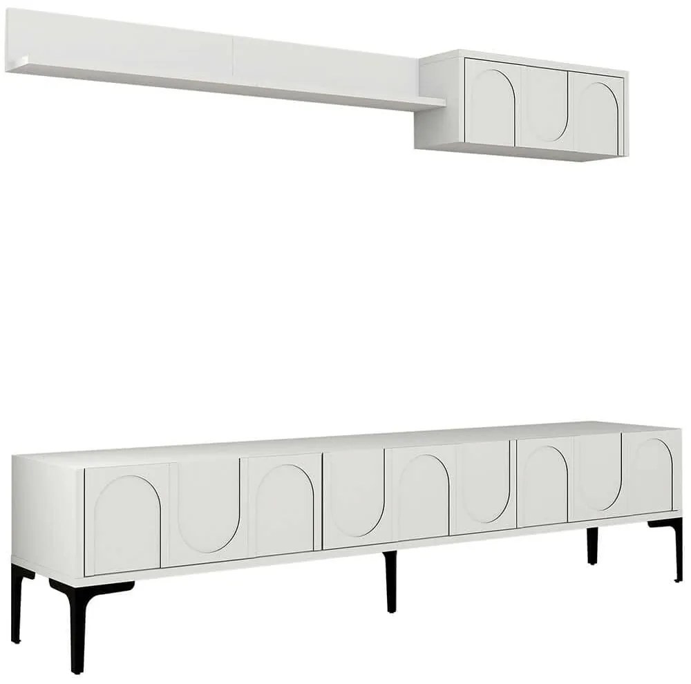 Σύνθεση Τηλεόρασης Lyon 845HCT5583 180x35x42cm White