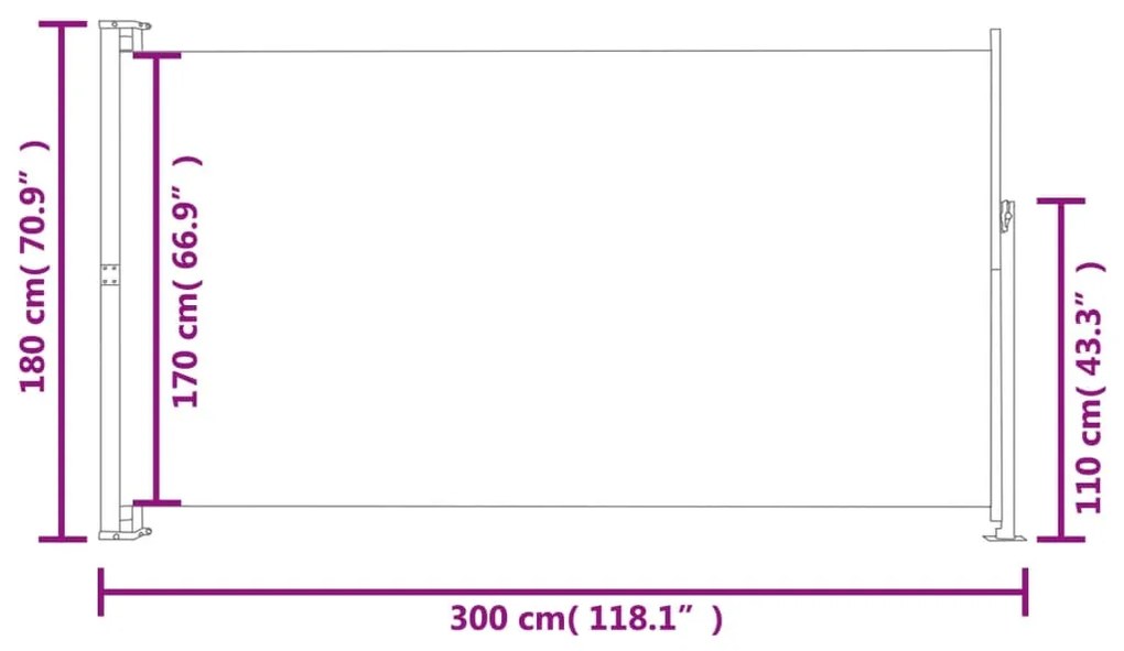 ΣΚΙΑΣΤΡΟ ΠΛΑΪΝΟ ΣΥΡΟΜΕΝΟ ΒΕΡΑΝΤΑΣ ΚΡΕΜ 180 X 300 ΕΚ. 313400