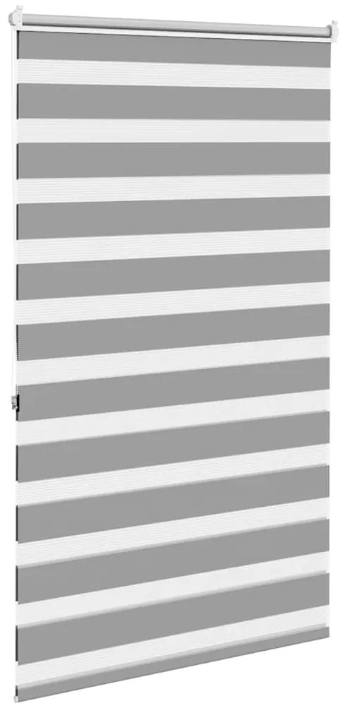 vidaXL Σύστημα Σκίασης Ρόλερ Zebra Γκρι 80 x 175 εκ.