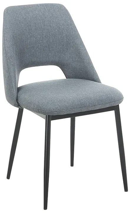 MADISON GREY ΥΦΑΣΜΑ ΚΑΡΕΚΛΑ ΜΕΤΑΛΛΙΚΗ ZITA PLUS 45X54X49-83εκ.