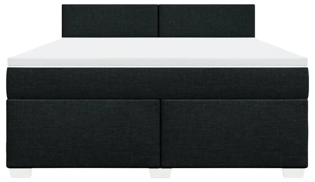 ΚΡΕΒΑΤΙ BOXSPRING ΜΕ ΣΤΡΩΜΑ ΜΑΥΡΟ 180X200 ΕΚ. ΥΦΑΣΜΑΤΙΝΟ 3288262