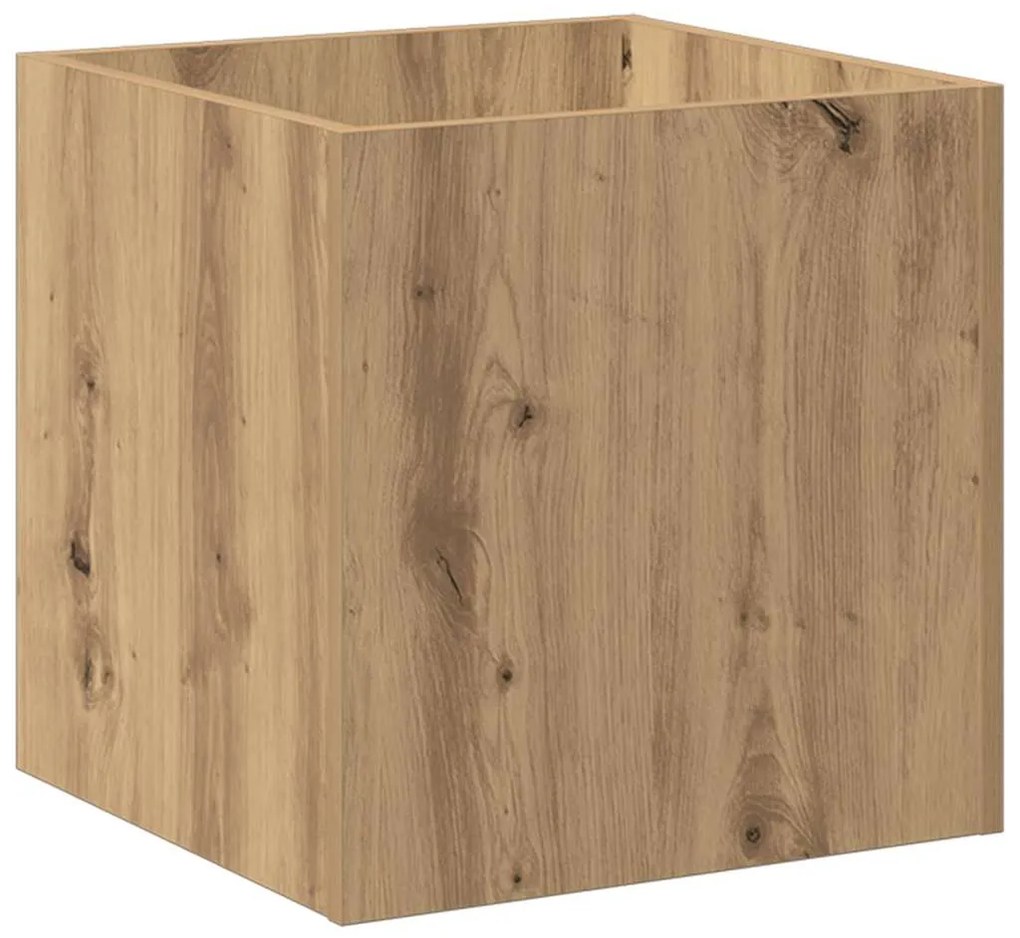 vidaXL Κουτί γλάστρας Artisan Oak 40x40x40 cm Κατασκευασμένο ξύλο