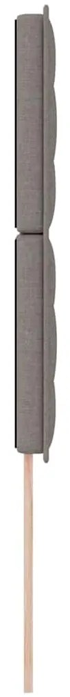 vidaXL Κεφαλάρι με κεφαλάρι Taupe 100 cm ύφασμα