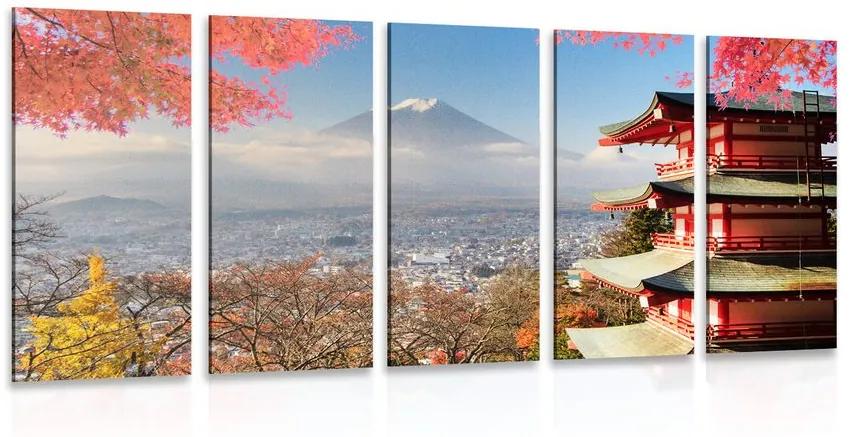Εικόνα 5 μερών φθινόπωρο στην Ιαπωνία - 100x50
