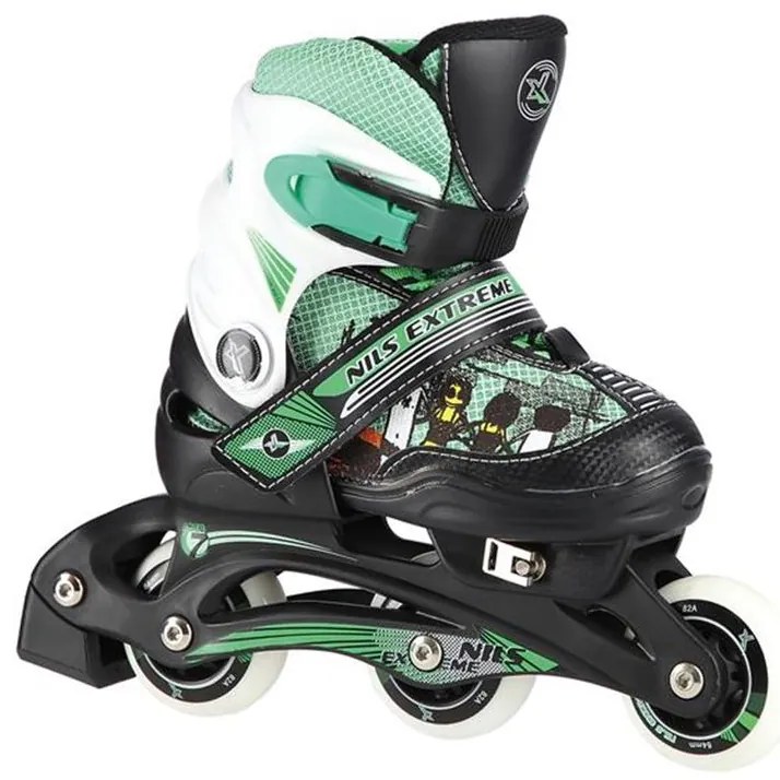 Αυξομειούμενα Roller NJ9128 2 ΣΕ 1 Πράσινο Small(30-33) IN-LINE SKATES/HOCKEY ICE SKATES
