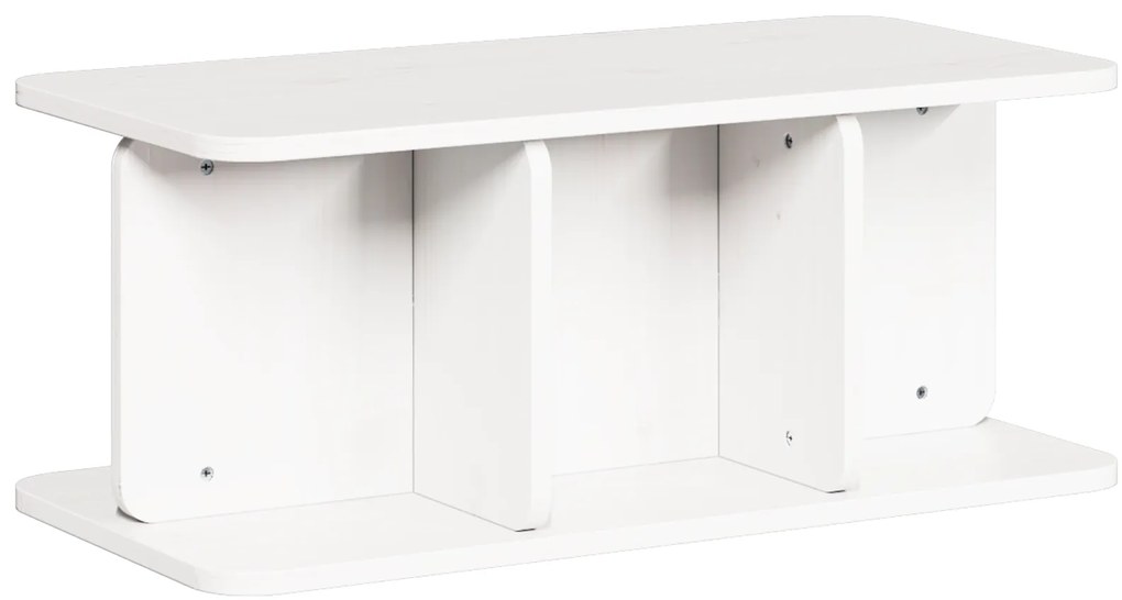 vidaXL Τραπεζάκι σαλονιού Λευκό 80 x 39.5 x 33.5 εκ