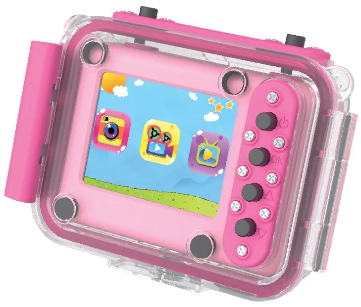 Φωτογραφική μηχανή Kiddoboo Action Camera Splash Pink