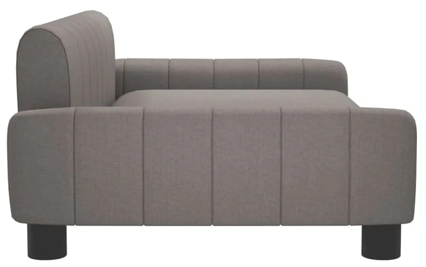 vidaXL Κρεβάτι Σκύλου Taupe 90 x 53 x 30 εκ. Υφασμάτινο