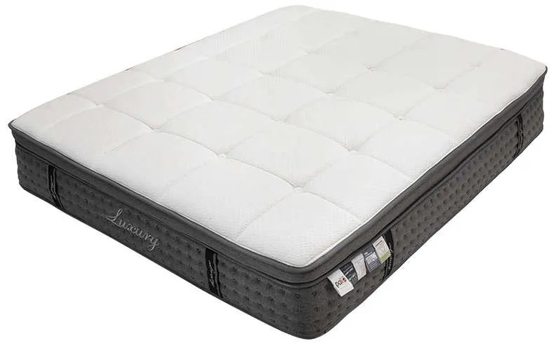 Στρώμα Luxury pakoworld pocket spring+gel memory foam+latex 34-36cm 160x200εκ