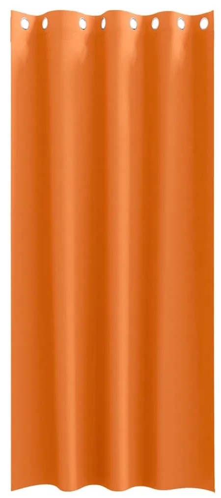 vidaXL Κουρτίνες 2 pcs Φωτεινό Πορτοκάλι 225x140εκ. Πολυεστέρας