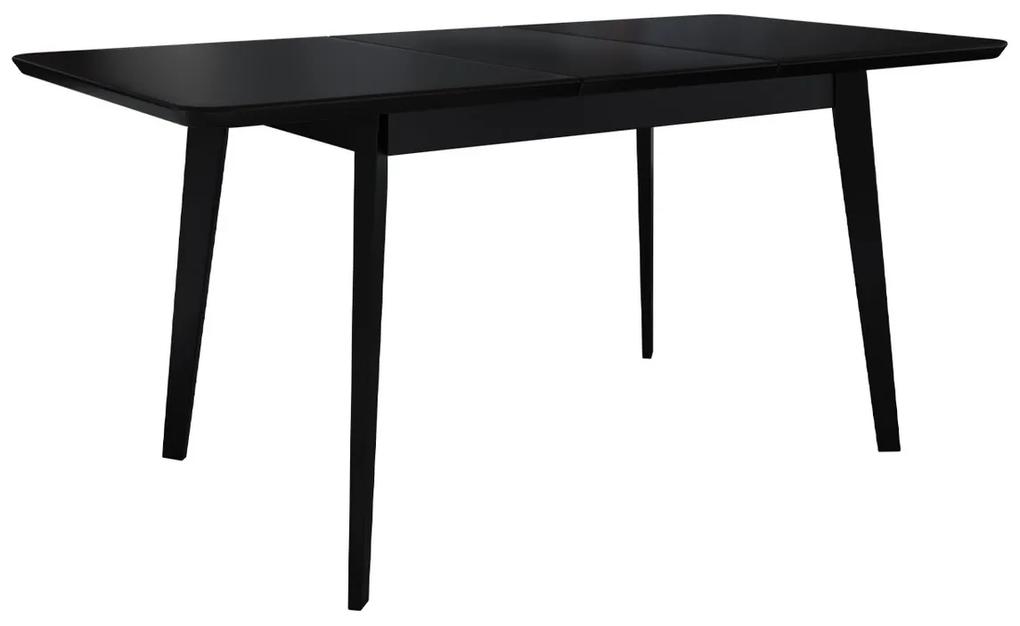 Τραπέζι Racine 122, Μαύρο, 76x80x140cm, 33 kg, Επιμήκυνση, Ινοσανίδες μέσης πυκνότητας, Ξύλο, Ξύλο: Οξιά | Epipla1.gr