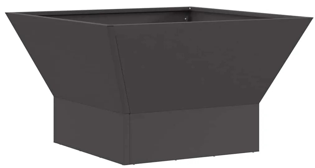 vidaXL Φωτιά Μαύρο 60 x 60 x 35 cm Ατσάλι