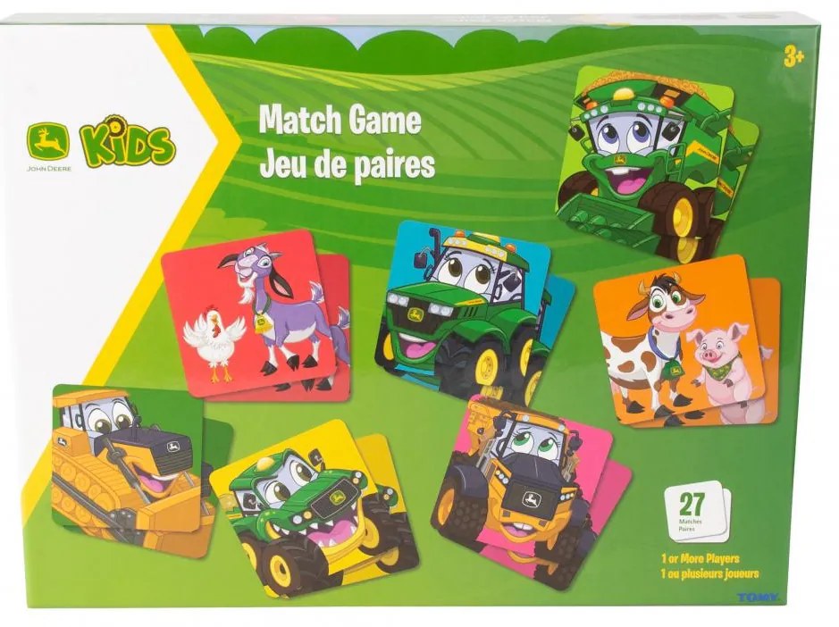 Tomy T47283 Παιχνίδι Μνήμης John Deere Match