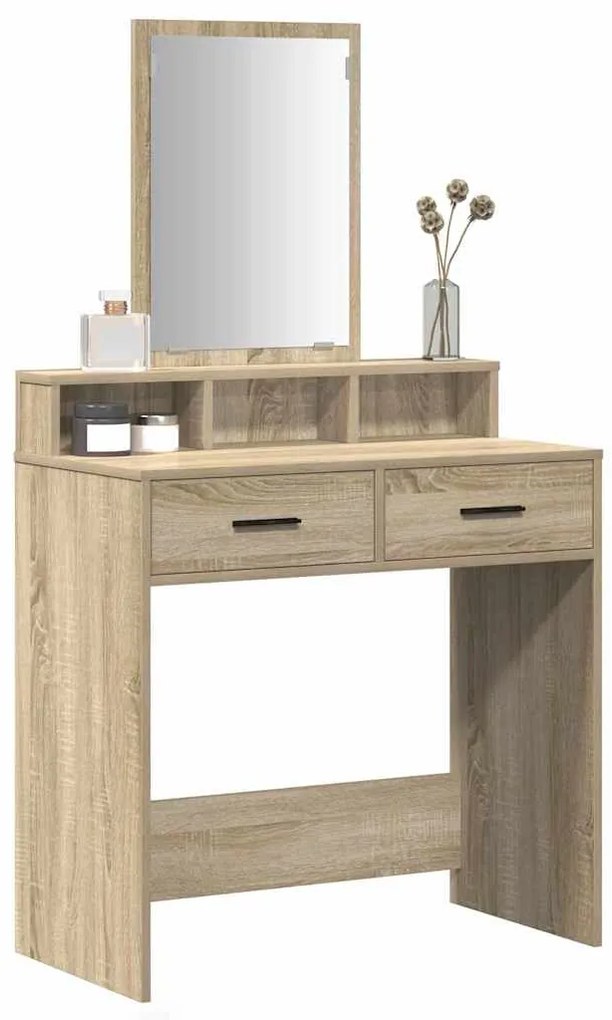 vidaXL Κομμό Υπνοδωματίου με συρτάρι Δρύς Sonoma 79 x 41 x 140 εκ.