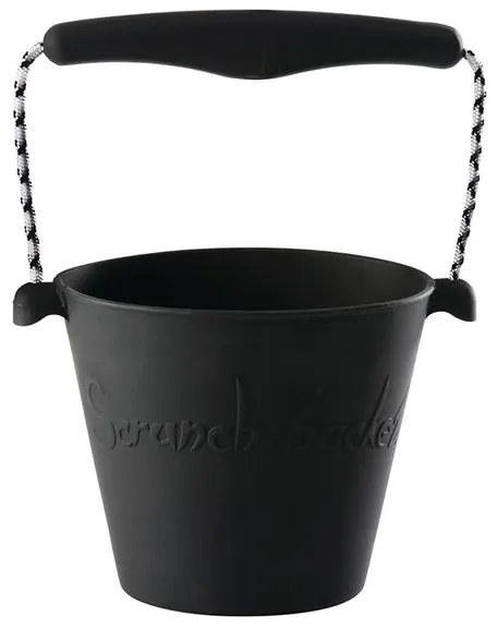Scrunch Κουβαδάκι Από Ανακυκλώσιμη Σιλικόνη Solid Black SCR-110001