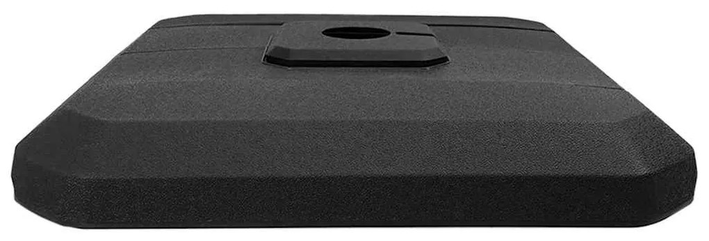 vidaXL Σετ Βάσης Ανεμογεννήτριας 4 pcs Μαύρο 98 x 98 x 13 εκ. Πλαστικό