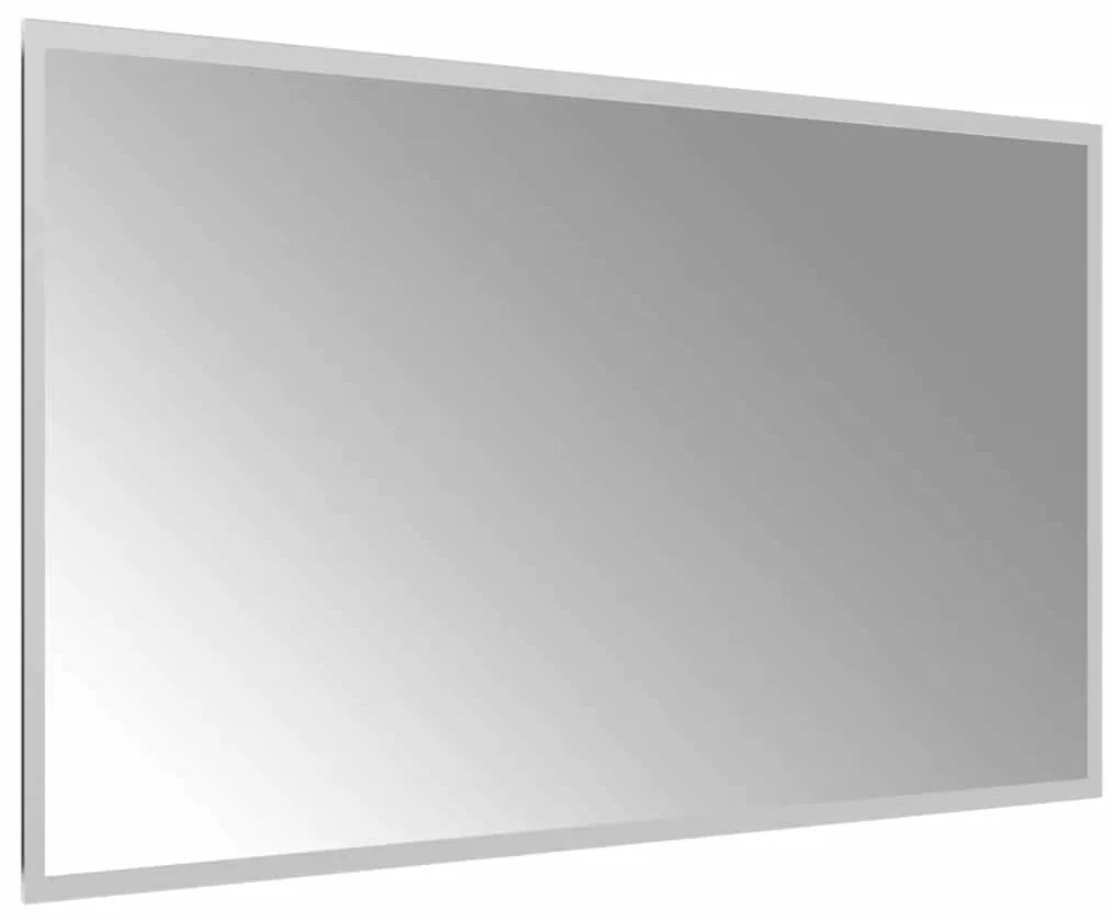vidaXL Καθρέφτης Μπάνιου με LED 90x50 εκ.