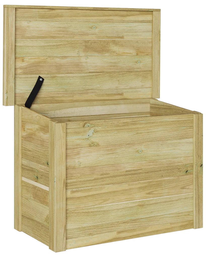 vidaXL Κουτί Αποθήκευσης 44x80x57 cm Εμποτισμένο Ξύλο Πεύκου