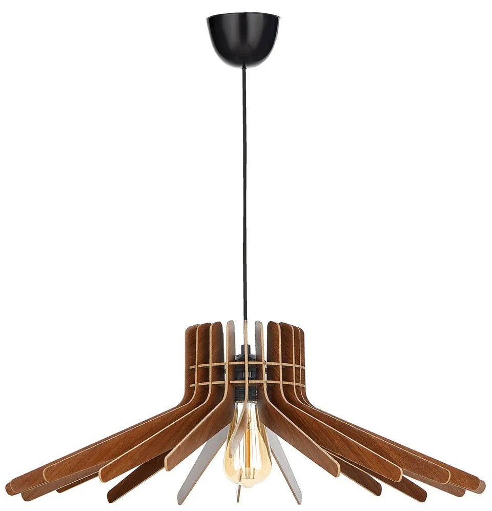 Φωτιστικό Οροφής Μονόφωτο A-G 390FLH2131 Walnut