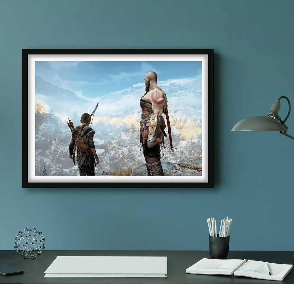 Πόστερ &amp; Κάδρο God Of War GM027 30x40cm Εκτύπωση Πόστερ (χωρίς κάδρο)